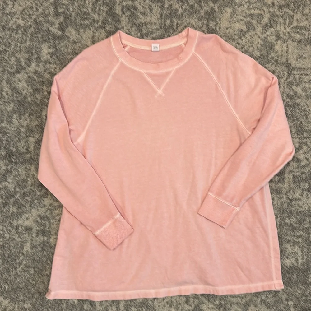 Old Navy Maternity Vintage Nursing Sweatshirt in Sweet Dahlia - Picture 2 of 9